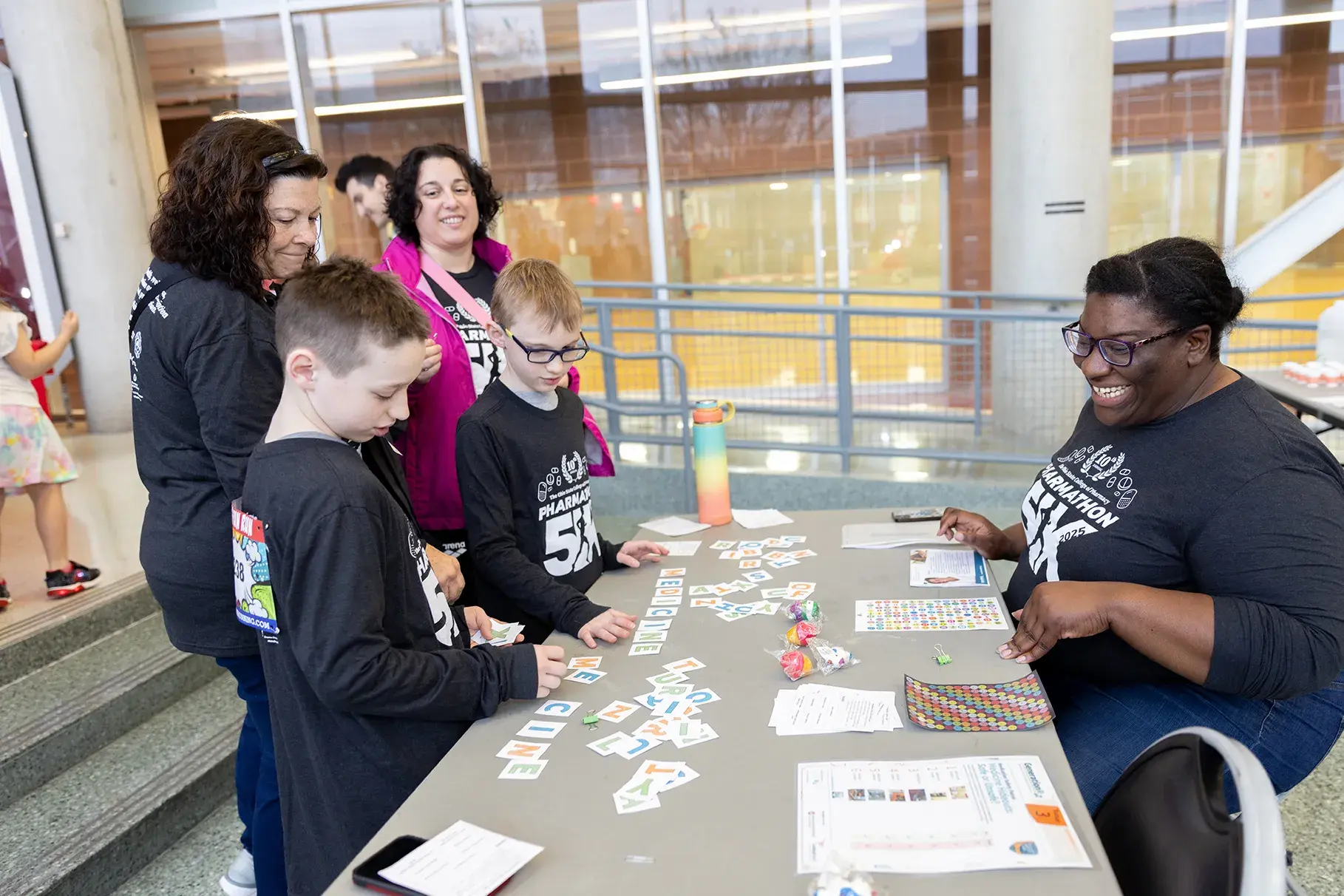 Generation Rx ambassador working with kids at a community event